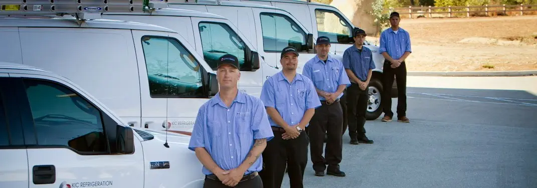 KIC Refrigeration crew ready for Mini Split Repair jobs across Baxter Village
